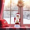 imageToyvian Christmas Electric Santa Claus Doll Twerking Santa Claus Walking Circle Singing Dancing Santa Claus Musical Doll Santa Claus Dancing Playing Saxophone Music