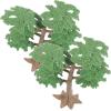 imageToyvian Model Trees Cypress Miniature Artificial Tree Fake Plants Train Trees for Sand Table Models Scene Decoration 3pcs Size SGree Size Middle
