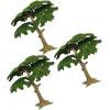 imageToyvian Model Trees Cypress Miniature Artificial Tree Fake Plants Train Trees for Sand Table Models Scene Decoration 3pcs Size SGree Size Small