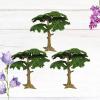imageToyvian Model Trees Cypress Miniature Artificial Tree Fake Plants Train Trees for Sand Table Models Scene Decoration 3pcs Size SGree Size Small