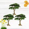 imageToyvian Model Trees Cypress Miniature Artificial Tree Fake Plants Train Trees for Sand Table Models Scene Decoration 3pcs Size SGree Size Small