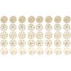 imageToyvian 40 Piece Wooden Spinning Tops Fidget Crafts Party Favors for Kids 48  Unfinished Wood DIY Gyroscope Bulk Kids Toys