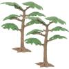 imageToyvian Model Trees Cypress Miniature Artificial Tree Fake Plants Train Trees for Sand Table Models Scene Decoration 3pcs Size SGree Size Middle