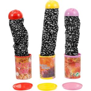 image3pcs Snake Can Spring Snake Toy Prank Toy