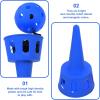 imageToyvian 2 Sets Kids Outdoor Playset Birthday Gift Bag Stuffers Catch Game Spoon Catch The Ball Catcher GiftRed