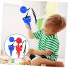 imageToyvian 2 Sets Kids Outdoor Playset Birthday Gift Bag Stuffers Catch Game Spoon Catch The Ball Catcher GiftRed
