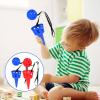 imageToyvian 2 Sets Kids Outdoor Playset Birthday Gift Bag Stuffers Catch Game Spoon Catch The Ball Catcher GiftRed