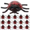 imageToyvian 30pcs PVC Simulation Ladybug Tricky Props Halloween Tricky Toys Model Toys Photo Props Halloween Props Simulation Ladybug Toys Simulated Ladybug Toys Ladybug Playthings Prank Props