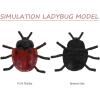 imageToyvian 30pcs PVC Simulation Ladybug Tricky Props Halloween Tricky Toys Model Toys Photo Props Halloween Props Simulation Ladybug Toys Simulated Ladybug Toys Ladybug Playthings Prank Props