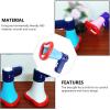 imageToyvian Bull Horn Loud Speaker Kids Voice Changer Toy Megaphone Function Toys Mini Electric Hand held Speaker with Recording Microphone for Toddlers Childrens Blue Megaphone Speaker VoiceBlue
