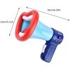 imageToyvian Bull Horn Loud Speaker Kids Voice Changer Toy Megaphone Function Toys Mini Electric Hand held Speaker with Recording Microphone for Toddlers Childrens Blue Megaphone Speaker VoiceBlue
