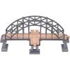 imageToyvian Wooden Train Tracks Suspension Bridge Toy Wood Cross Railway Toys Train Scene Layout Props Toy Train Accessory for Kids Toddlers Grey Wooden Train Accessories