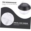 image1pc Christmas Snowflake Lights Xmas Wind Chimes Color Indoor Christmas Snowflake Ornament Christmas Ornaments Garden Lights Solar Powered Outdoor Ornaments Solar Light Chime White
