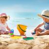 imageToyvian 3PCS Toddler Bathtub Sailing Boats  Mini Boat Toys Plastic Sailboat Floating Row Swimming Pool Yacht for Kids