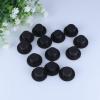 imageToyvian 50pcs Plastic Top Hats Black Handcraft Mini Top Hat for Snowman Christmas Party Decorative Crafts DIY Supplies Size LBlack
