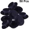 imageToyvian 50pcs Plastic Top Hats Black Handcraft Mini Top Hat for Snowman Christmas Party Decorative Crafts DIY Supplies Size LBlack