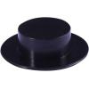 imageToyvian 50pcs Plastic Top Hats Black Handcraft Mini Top Hat for Snowman Christmas Party Decorative Crafts DIY Supplies Size LBlack