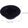 imageToyvian 50pcs Plastic Top Hats Black Handcraft Mini Top Hat for Snowman Christmas Party Decorative Crafts DIY Supplies Size LBlack