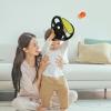 imageToyvian Ball and Catch Game Childrens Hand Catching Ball Racket Outdoor Beach Toys for Kids Racket Throwing Ball Table Tennis Hand Clip 1 Set 2pcs Racket 4pcs Balls Yellow