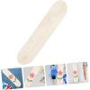 imageToyvian Beginner Kid Skateboard HandPainted Skateboard Painting Skateboard Unfinished Skateboard Decks Skateboard for DIY 7 Ply Skate Deck DIY Longboard Deck Wooden Graffiti Child
