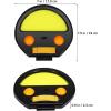 imageToyvian Catch Ball Game Outdoor Pop and Catch Ball Game Kids Outdoor Play Toys  Toss and Catch Ball Set Yard Games  2 Launchers and 4 Balls Yellow