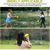 imageToyvian Catch Ball Game Outdoor Pop and Catch Ball Game Kids Outdoor Play Toys  Toss and Catch Ball Set Yard Games  2 Launchers and 4 Balls Yellow