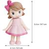 imageToyvian Mini Girl Figures Cute Toys Cupcake Topper DIY Cake Decoration Mini Doll Girl Toys Car Decor Christmas Decorations