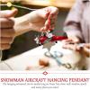 imageToyvian Nordic Christmas Iron Aircraft Ornament Christmas Themed Ornaments Xmas Pendants Xmas Tree Pendants Xmas Tree Hanging Decors Party Hanging Decor Xmas Tree Ornament Xmas Decoration