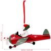 imageToyvian Nordic Christmas Iron Aircraft Ornament Christmas Themed Ornaments Xmas Pendants Xmas Tree Pendants Xmas Tree Hanging Decors Party Hanging Decor Xmas Tree Ornament Xmas Decoration