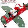 imageToyvian Nordic Christmas Iron Aircraft Ornament Christmas Themed Ornaments Xmas Pendants Xmas Tree Pendants Xmas Tree Hanging Decors Party Hanging Decor Xmas Tree Ornament Xmas Decoration