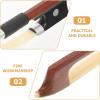 imageToyvian Violin Bow Music Accessories Guitar Parts Guitar Bow Guitar Accessories Musical Violin Stick Violin Wand Music Violin Instrument Parts Fiddlestick Student Major Wood