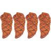 imageToyvian 4pcs Artificial Mini Steak Play Food Kitchen Toys Accessories Fake Meat Food Props Model for Display Lifelike Cooked Roast Steak