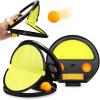 imageToyvian Catch Ball Game Outdoor Pop and Catch Ball Game Kids Outdoor Play Toys  Toss and Catch Ball Set Yard Games  2 Launchers and 4 Balls Yellow