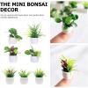 imageToyvian 7 Pcs Mini Plant Model Mini Succulent Plants Mini Plants Artificial Succulent Farmhouse Desktop Ornaments Small Artificial Succulent Plants Dollhouse Potted Flower Mini Decoration