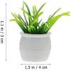 imageToyvian 7 Pcs Mini Plant Model Mini Succulent Plants Mini Plants Artificial Succulent Farmhouse Desktop Ornaments Small Artificial Succulent Plants Dollhouse Potted Flower Mini Decoration