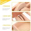 imageCart Flower Pot Trolley Wooden Succulent Planter Cactus Plant Pot Farmhouse Flower Vase Decoration for