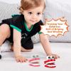 imageJumping Teeth Kids Clockwork Toys Kids Wind up Party Decoration Wind up Plastic Infant Walking Teeth Children Toys for Tooth Red Clockwork for Children