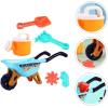 imageToyvian 1 Set 6 Pcs Beach Sand Toys Beach Toy Trolley Car Small Shovel Playthings Cute Sand Toys Beach Sand Playing Toys Outdoor Play Toys for Toddlers 13Blue