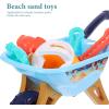imageToyvian 1 Set 6 Pcs Beach Sand Toys Beach Toy Trolley Car Small Shovel Playthings Cute Sand Toys Beach Sand Playing Toys Outdoor Play Toys for Toddlers 13Blue