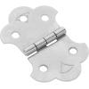 imageToyvian 1 Set Box Hinge Tailpiece with Screws Gate Hinges Heavy Duty Accessories Metal Tailpiece Mini Butterfly Hinges Guitar Case Hinges Guitar Hinge Brass Fittings Box Shape ComponentSilver