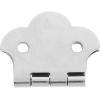 imageToyvian 1 Set Box Hinge Tailpiece with Screws Gate Hinges Heavy Duty Accessories Metal Tailpiece Mini Butterfly Hinges Guitar Case Hinges Guitar Hinge Brass Fittings Box Shape ComponentSilver