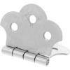 imageToyvian 1 Set Box Hinge Tailpiece with Screws Gate Hinges Heavy Duty Accessories Metal Tailpiece Mini Butterfly Hinges Guitar Case Hinges Guitar Hinge Brass Fittings Box Shape ComponentSilver