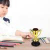 imageToyvian 10pcs Mini Trophies Plastic Golden Mini Award Trophy Reward Cups Decor Gift Awards Trophy with Black BaseGolden