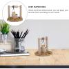 imageToyvian 1pc Doll House Well Micro Figurines Micro Garden Ornament Dollhouse Accessories DIY Ornaments Micro Ornaments Fairy Figurines Doll House Statue Accessory Natural Garden Mini Wooden