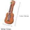 imageToyvian 20pcs Violin Model Mini Guitar Ornament Miniature Decoration Electric Guitar Model Miniature Violin Desk Topper Desktop Decor Decorative Mini Violin Small Guitar Resin Photo Child