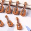 imageToyvian 20pcs Violin Model Mini Guitar Ornament Miniature Decoration Electric Guitar Model Miniature Violin Desk Topper Desktop Decor Decorative Mini Violin Small Guitar Resin Photo Child