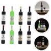 imageToyvian 32 Pcs Doll House Wine Miniature Toys Wine Bottle Model 1 24 Scale Dollhouse Furniture Miniatures Mini Wine Bottles for Favors Mini Furniture Mini Houses Small House Baby Plastic