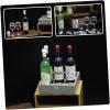 imageToyvian 32 Pcs Doll House Wine Miniature Toys Wine Bottle Model 1 24 Scale Dollhouse Furniture Miniatures Mini Wine Bottles for Favors Mini Furniture Mini Houses Small House Baby Plastic