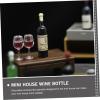 imageToyvian 32 Pcs Doll House Wine Miniature Toys Wine Bottle Model 1 24 Scale Dollhouse Furniture Miniatures Mini Wine Bottles for Favors Mini Furniture Mini Houses Small House Baby Plastic