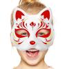 imageToyvian Cat Mask Mask  30pcs White Cat Masks Blank Animal Dress Up Masks Diy White Paper Mask Unpainted Fox Wolf Mask for Party Masquerade Costume